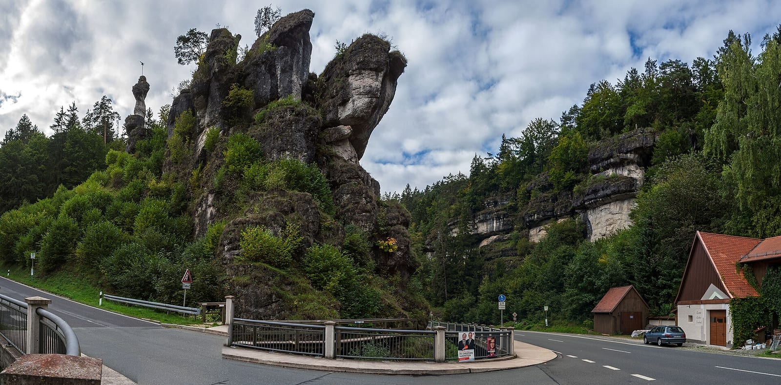 Talgrund an der Schüttersmühle im Weihersbachtal bei Pottenstein